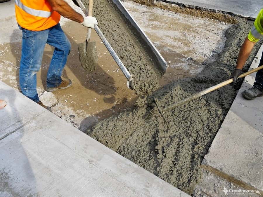 Испытание бетонной смеси